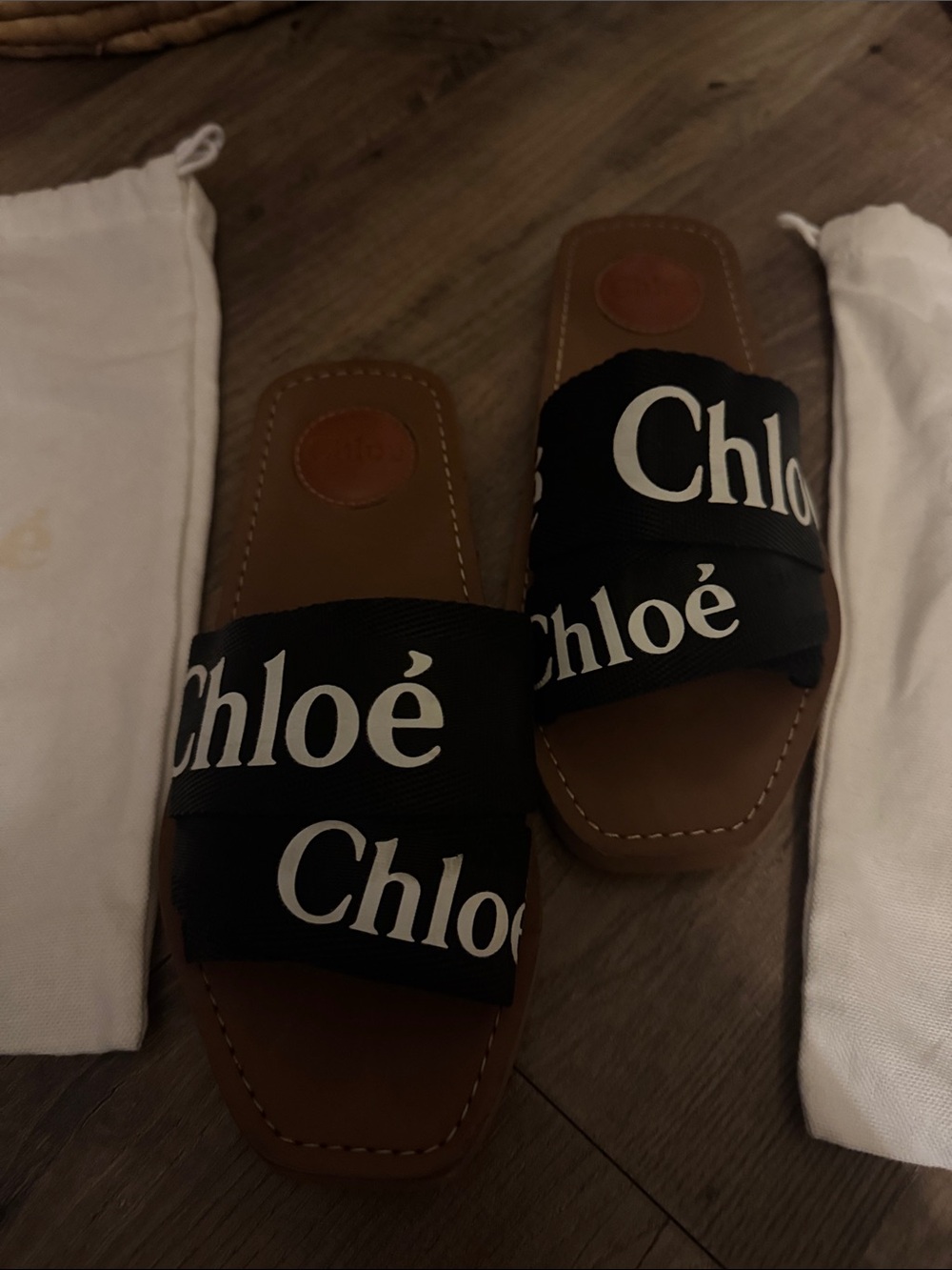 Chloe Woody Slides - Picture 3 of 7